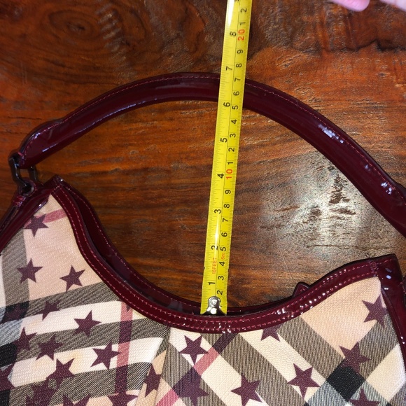 Authentic Burberry Nova Check Star Hobo Bag - Picture 3 of 8